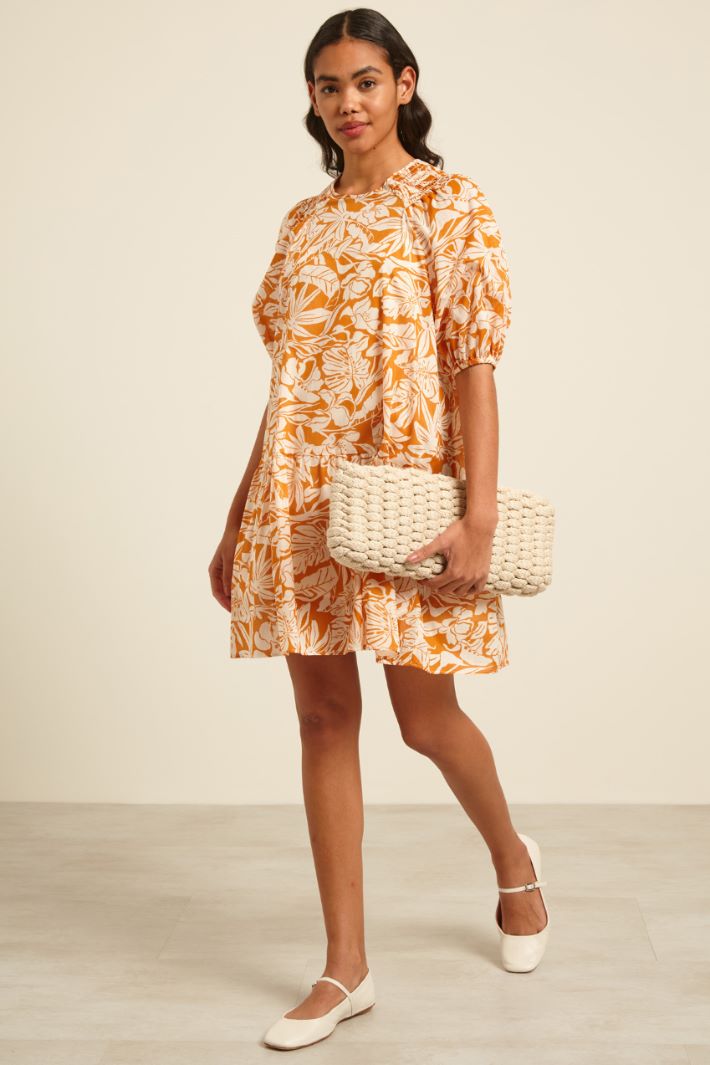 Abito a grembiule stampato Fashion Market