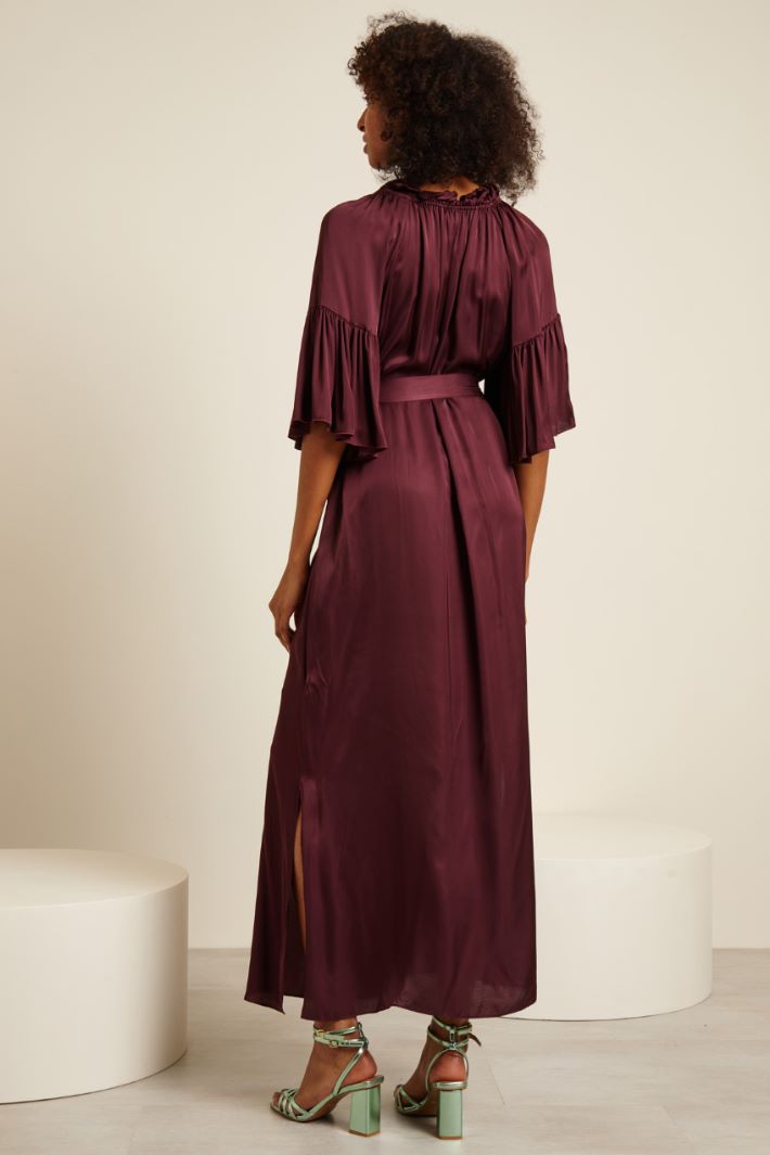 Abito lungo in raso Fashion Market