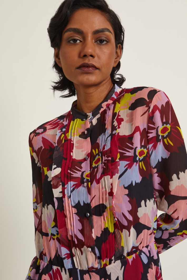 Abito in creponne stampato Fashion Market