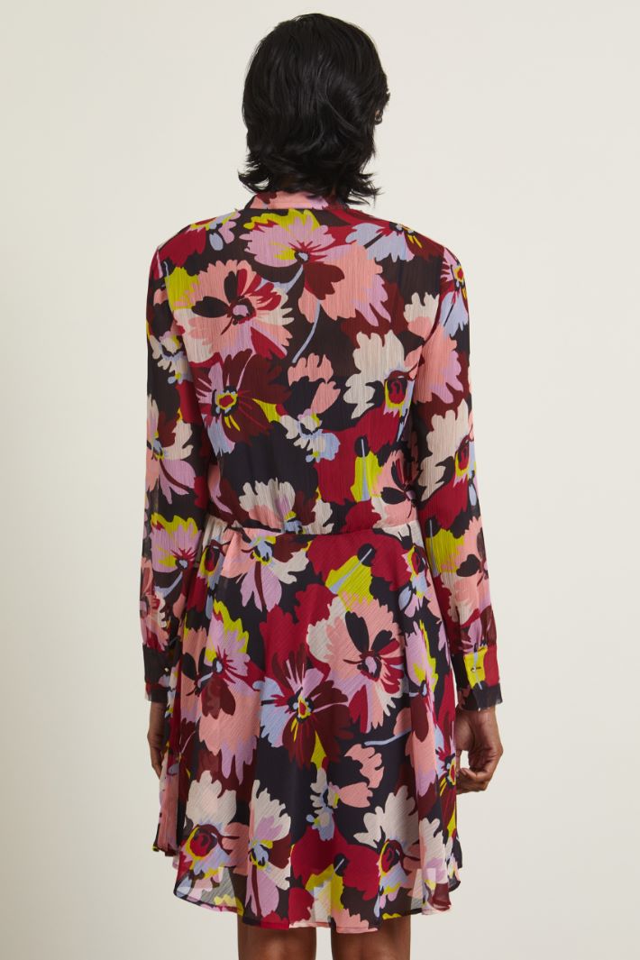 Abito in creponne stampato Fashion Market