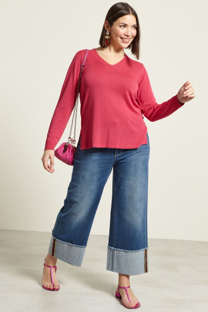 Maglia con scollo a V Fashion Market