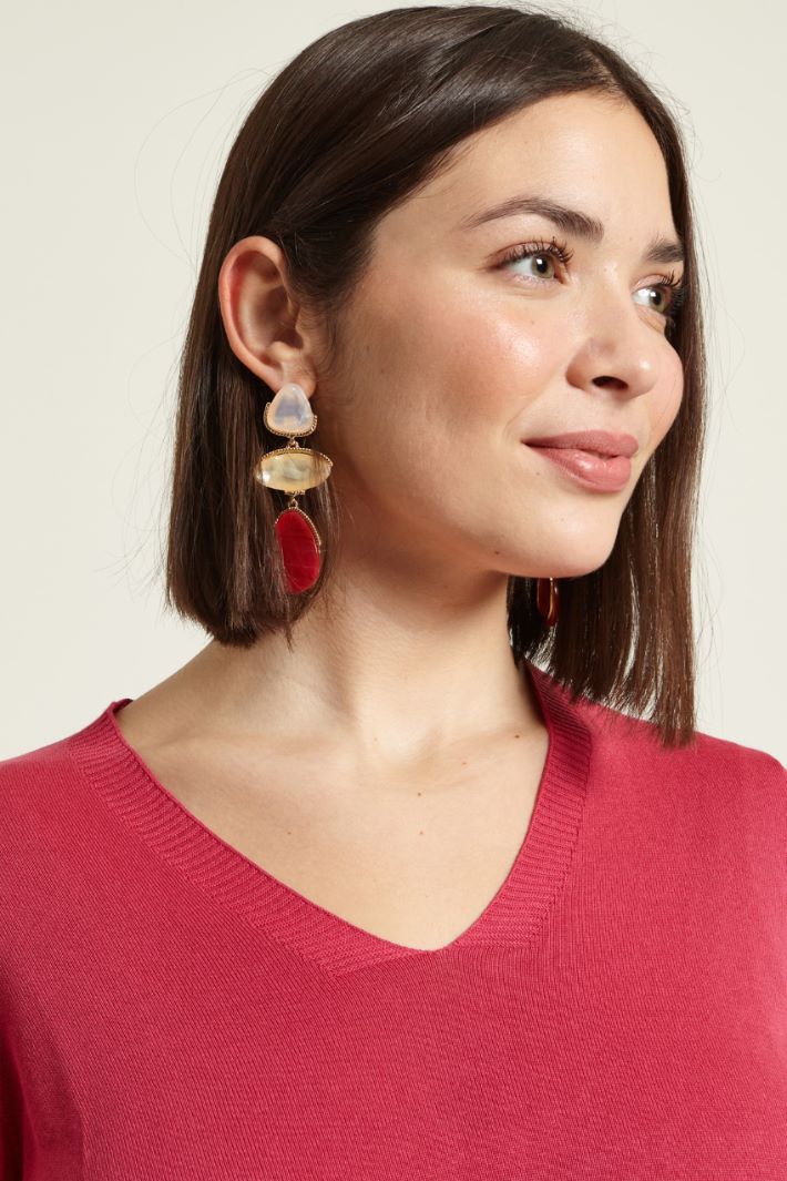 Maglia con scollo a V Fashion Market