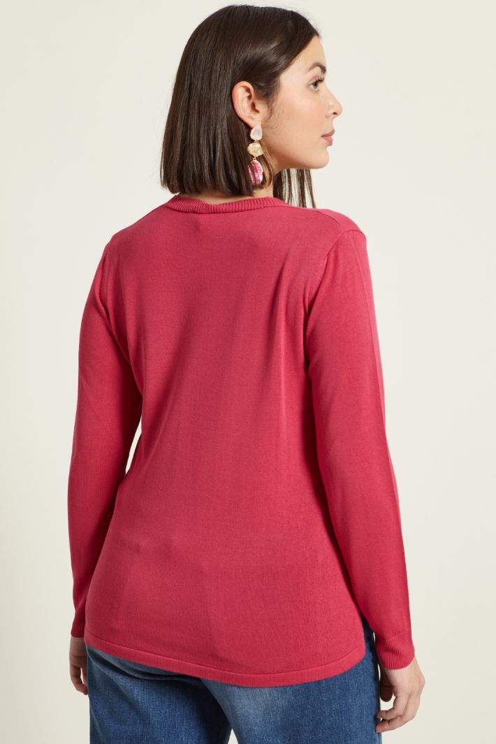 Maglia con scollo a V Fashion Market