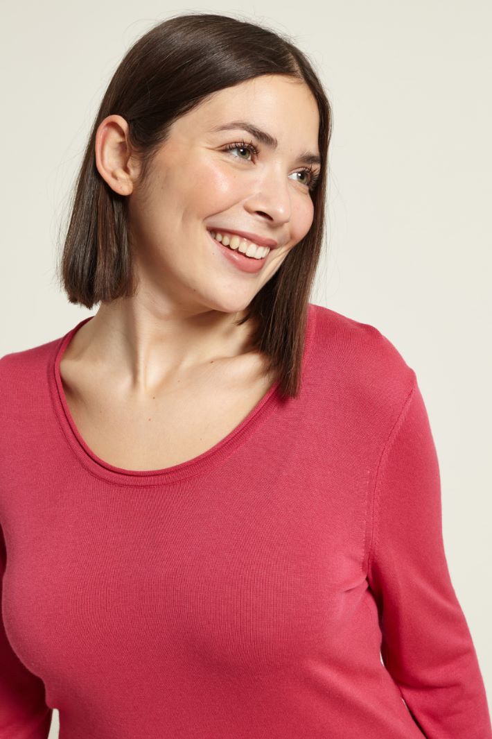 Maglia con scollo a U Fashion Market Maglia con scollo a U Fashion Market