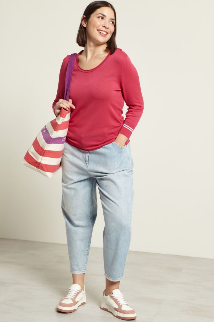 Maglia con scollo a U Fashion Market Maglia con scollo a U Fashion Market