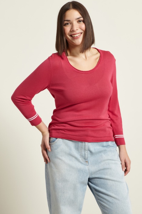 Maglia con scollo a U Fashion Market