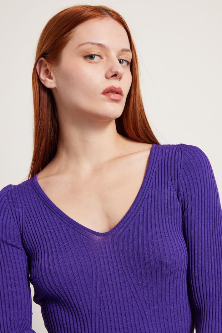 Maglia con bordi ondulati Fashion Market