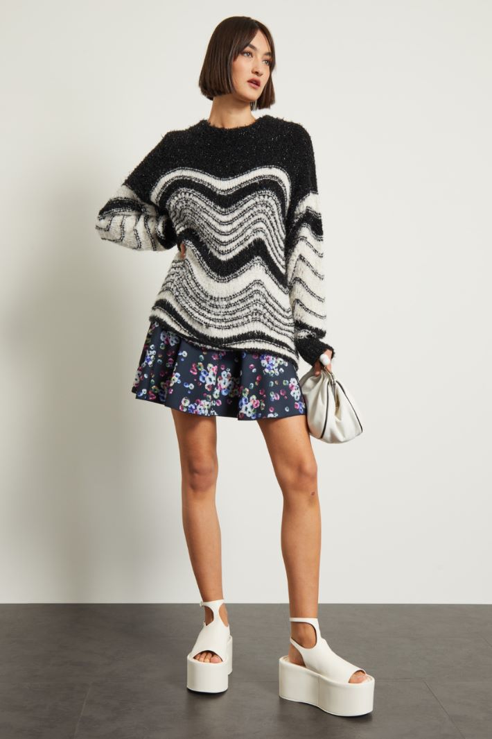 Maglia over con inserti lamè Fashion Market Maglia over con inserti lamè Fashion Market