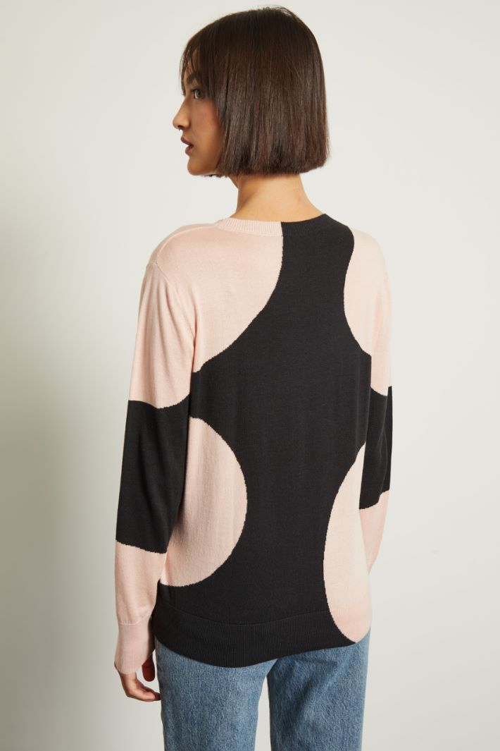 Maglia con intarsi Fashion Market