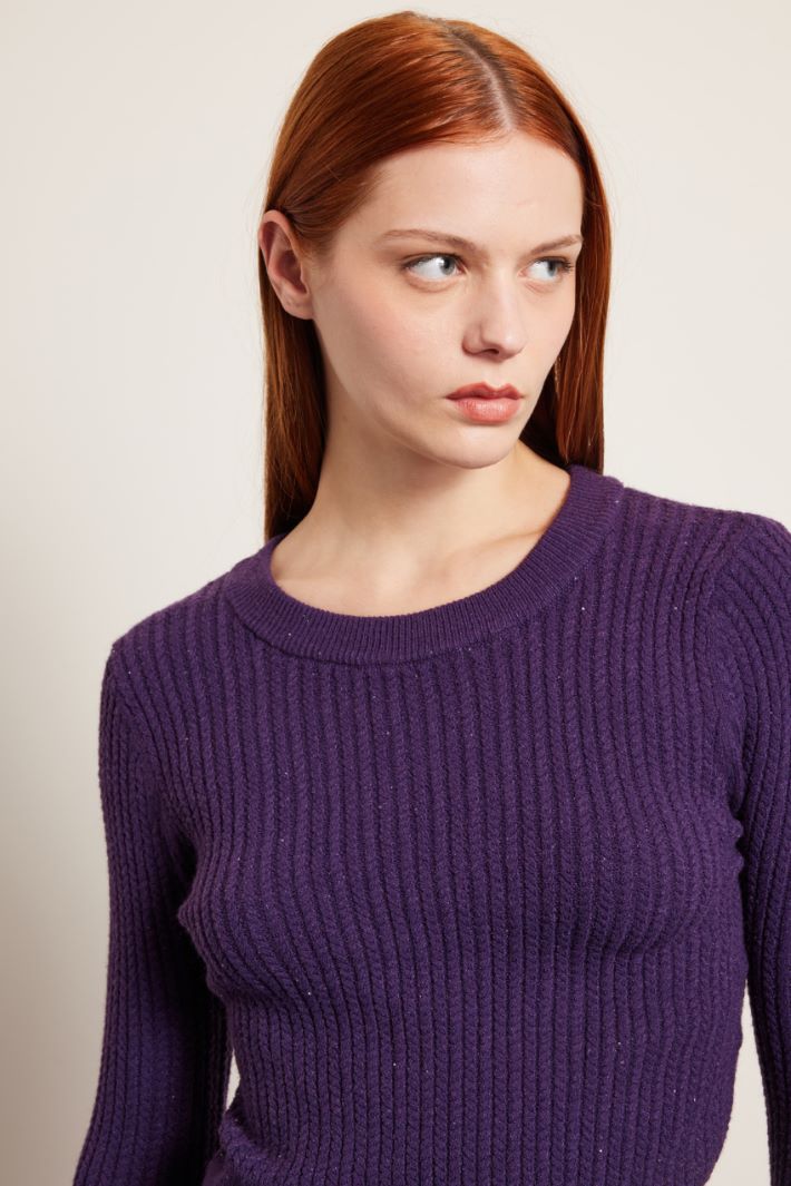 Maglia con micro paillettes Fashion Market