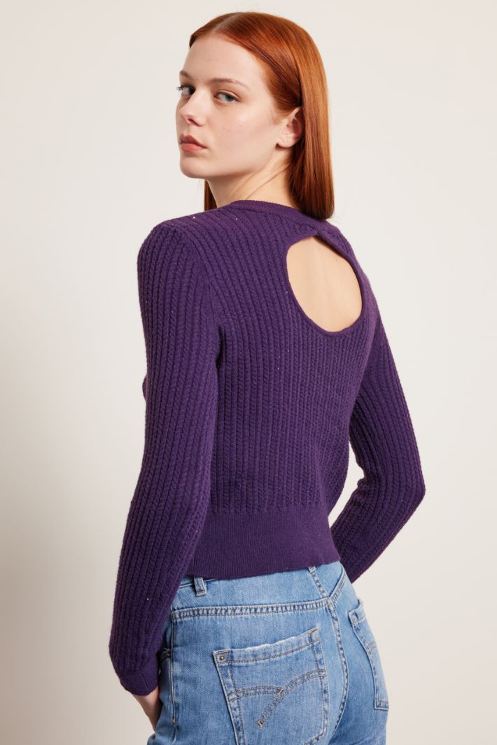 Maglia con micro paillettes Fashion Market