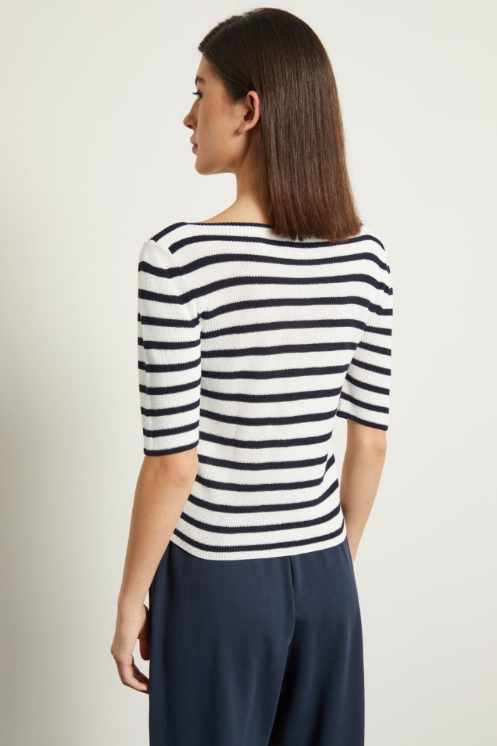 Maglia con scollo a barchetta Fashion Market