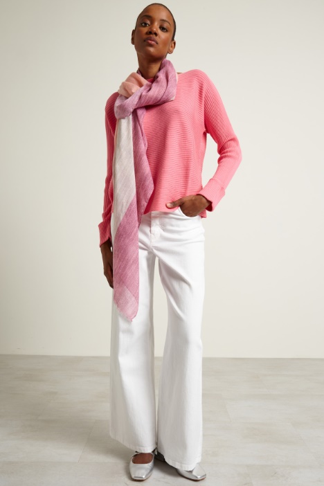 Maglia a coste orizzontali Fashion Market