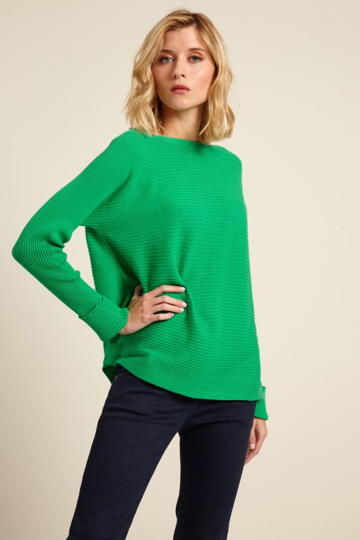 Maglia a coste orizzontali Fashion Market Maglia a coste orizzontali Fashion Market