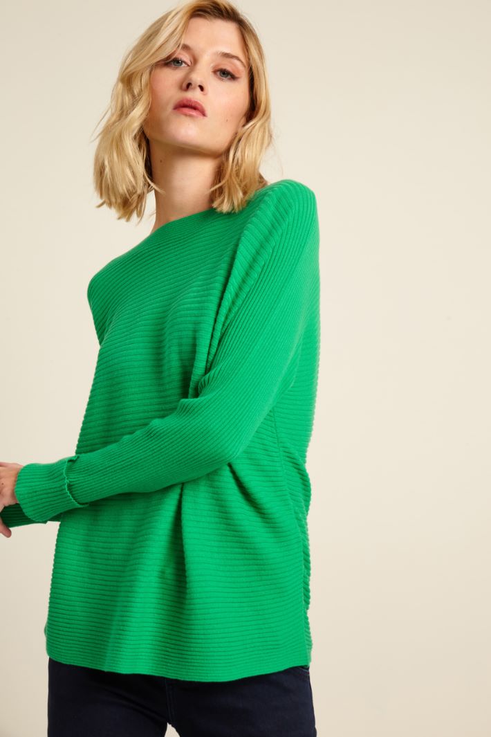 Maglia a coste orizzontali Fashion Market Maglia a coste orizzontali Fashion Market