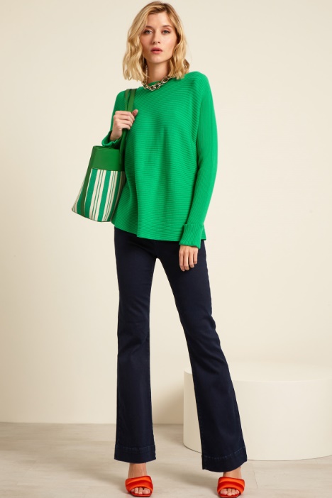 Maglia a coste orizzontali Fashion Market