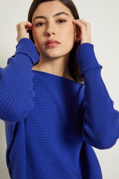 Maglia a coste orizzontali Fashion Market