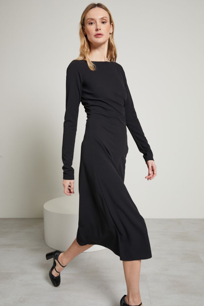 Abito in jersey con drappeggio Fashion Market