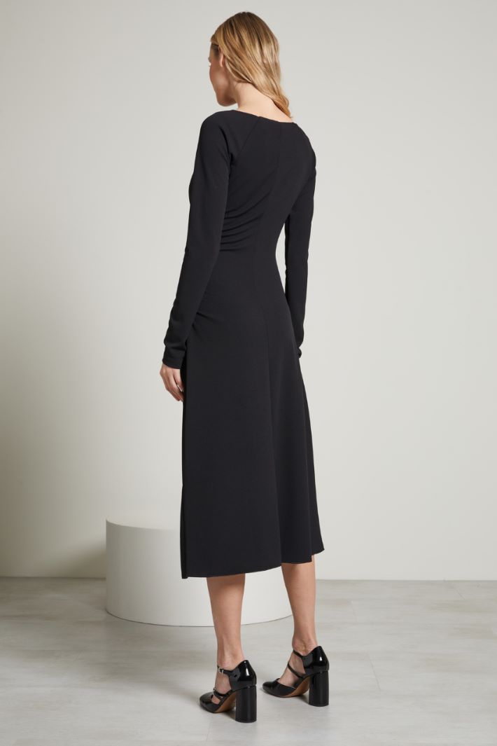 Abito in jersey con drappeggio Fashion Market