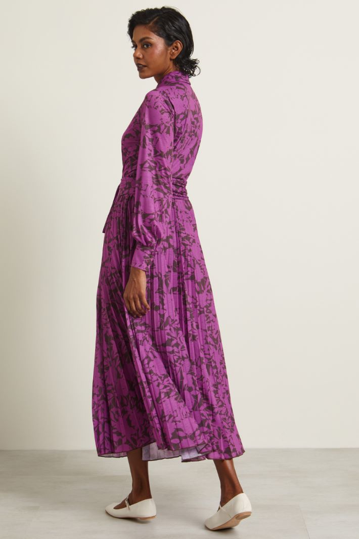 Abito chemisier a plissè Fashion Market Abito chemisier a plissè Fashion Market