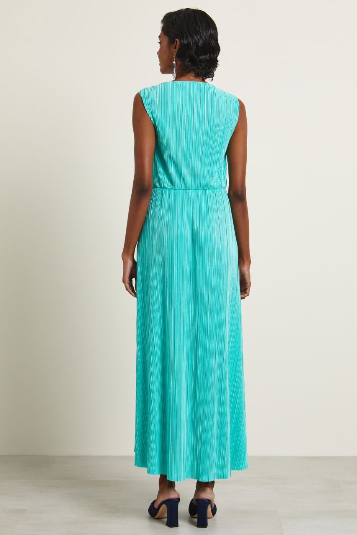 Abito lungo in plissé Fashion Market