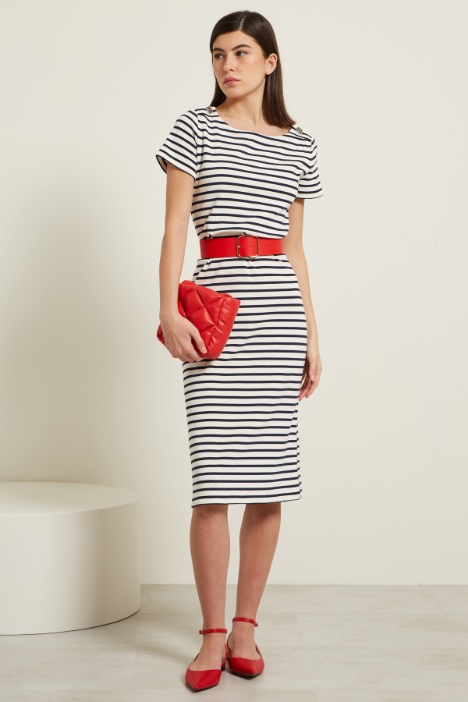 Abito con bottoni sulle spalle Fashion Market