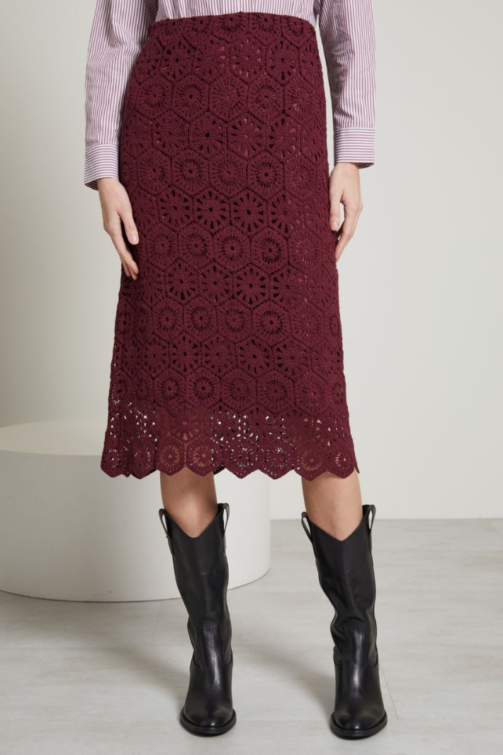 Gonna in jersey traforata Fashion Market