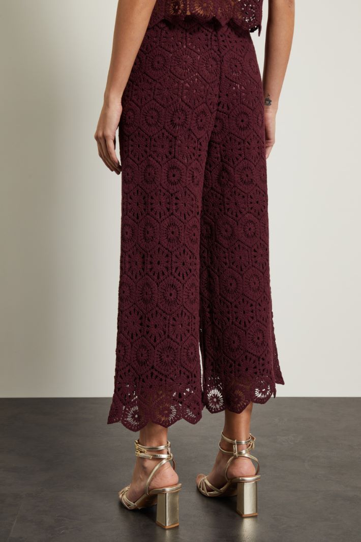 Pantaloni ampi in maglia Fashion Market