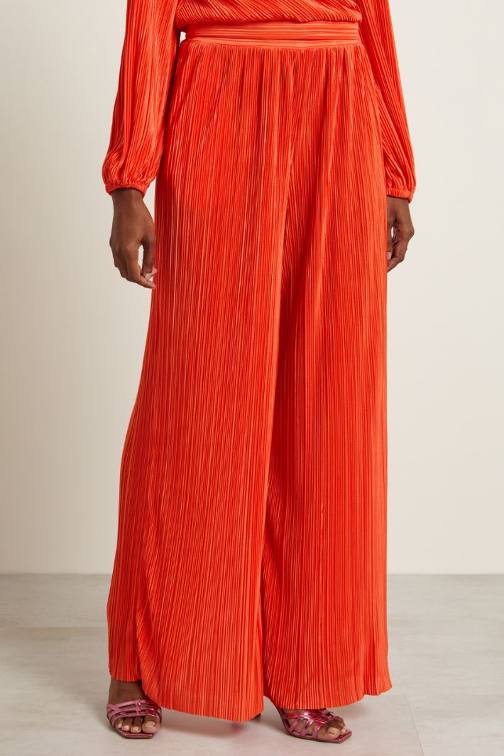 Pantaloni in plissé Fashion Market
