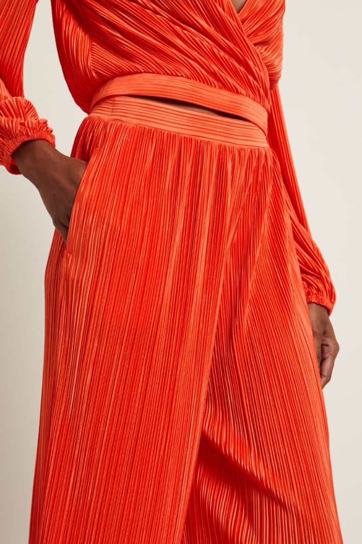Pantaloni in plissé Fashion Market