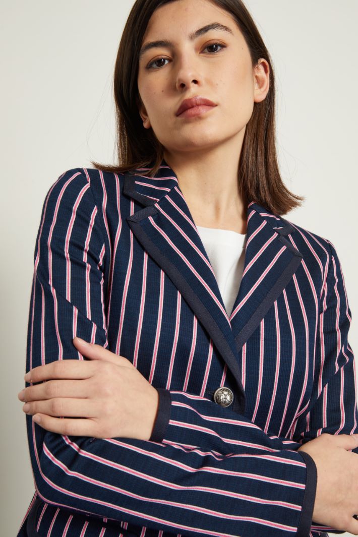 Blazer in jersey jacquard Fashion Market Blazer in jersey jacquard Fashion Market