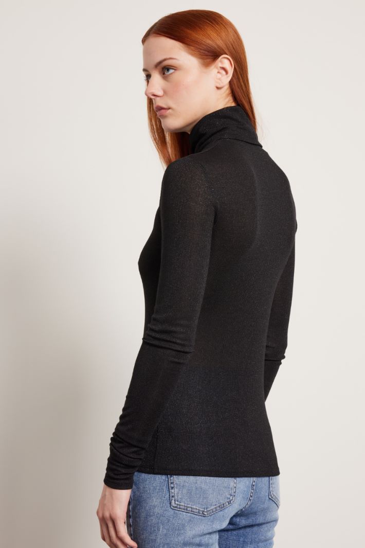 Dolcevita a coste lamé Fashion Market