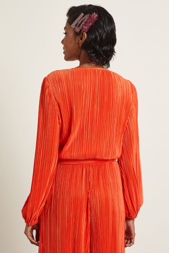 Top corto a plissé Fashion Market