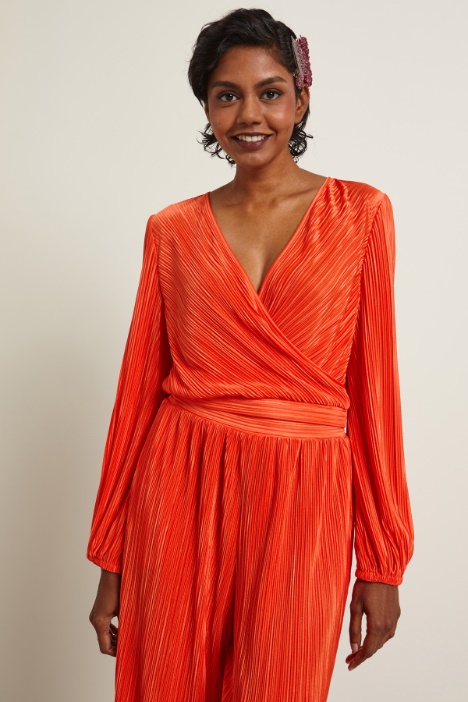 Top corto a plissé Fashion Market