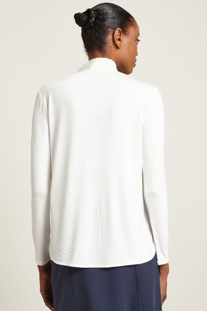 Blusa in jersey e seta Fashion Market Blusa in jersey e seta Fashion Market