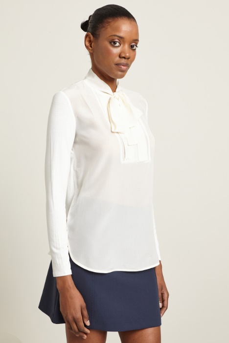 Blusa in jersey e seta Fashion Market
