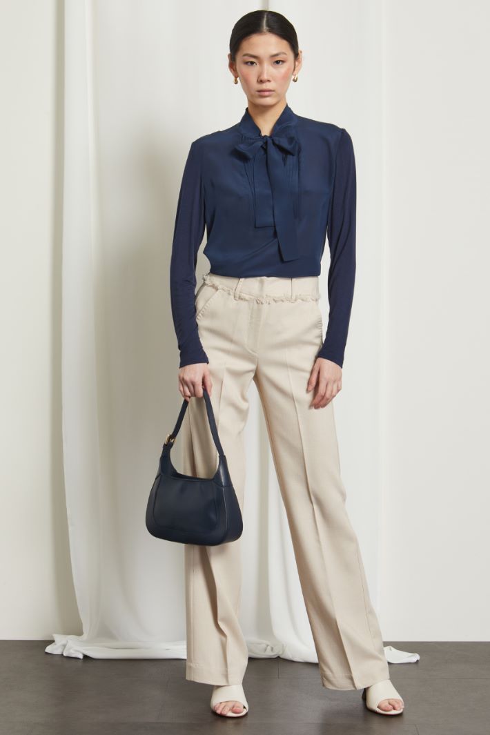 Blusa in jersey e seta Fashion Market Blusa in jersey e seta Fashion Market