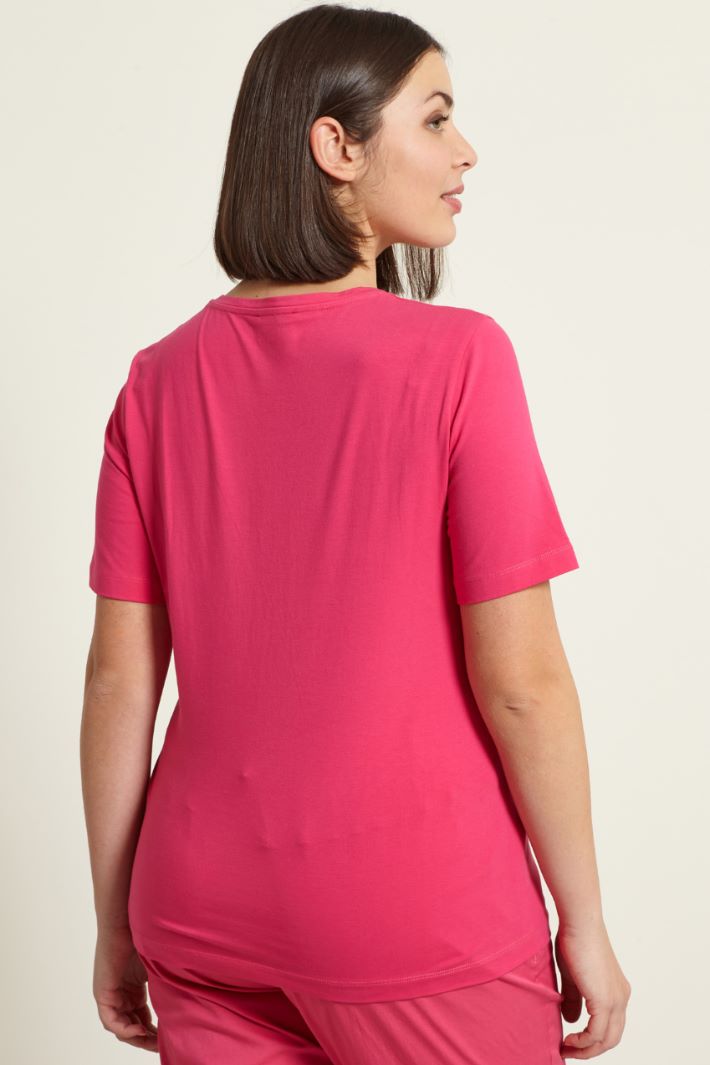 T-shirt con dettaglio stampato Fashion Market T-shirt con dettaglio stampato Fashion Market