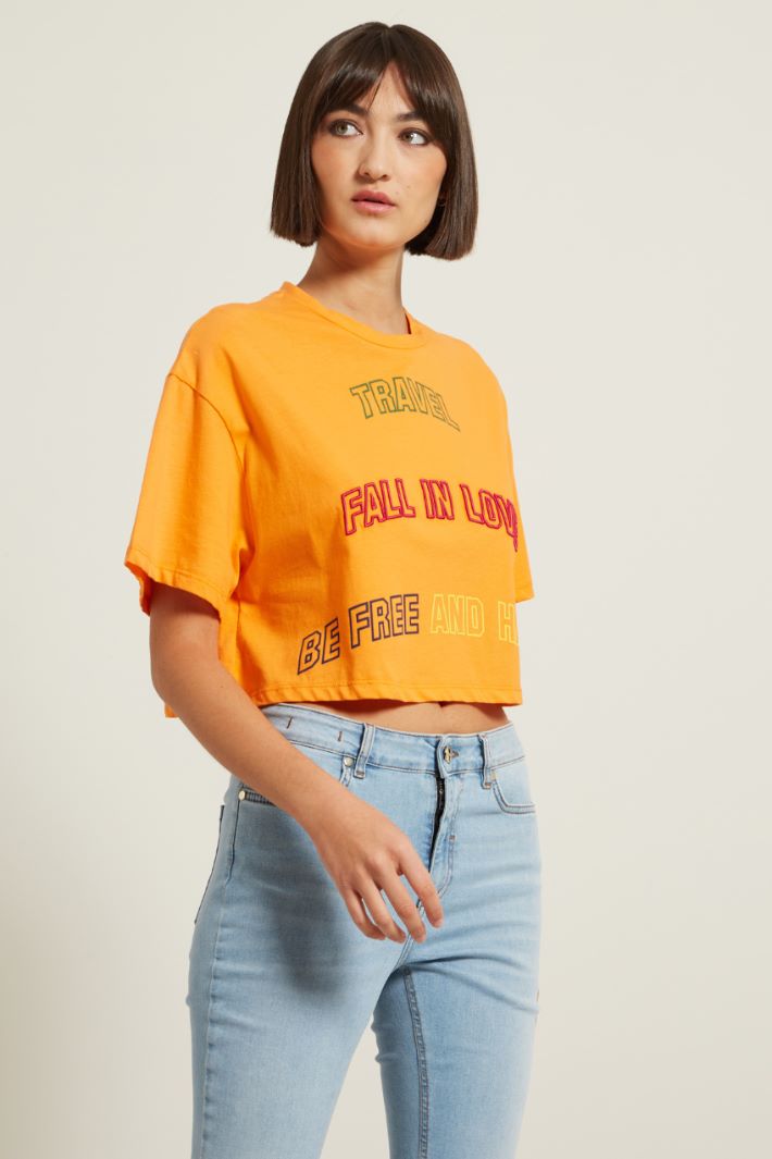 T-shirt cropped Fashion Market T-shirt cropped Fashion Market