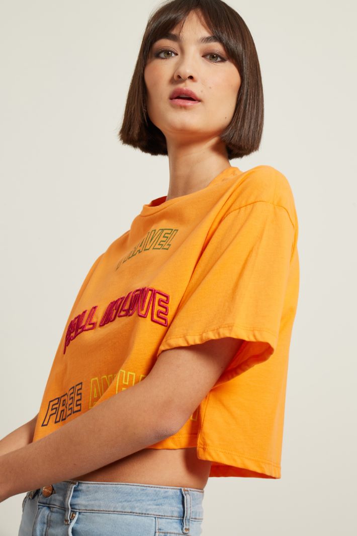 T-shirt cropped Fashion Market T-shirt cropped Fashion Market