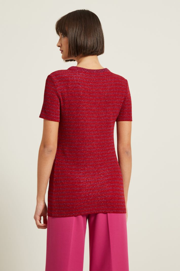 T-shirt a coste lamè Fashion Market T-shirt a coste lamè Fashion Market