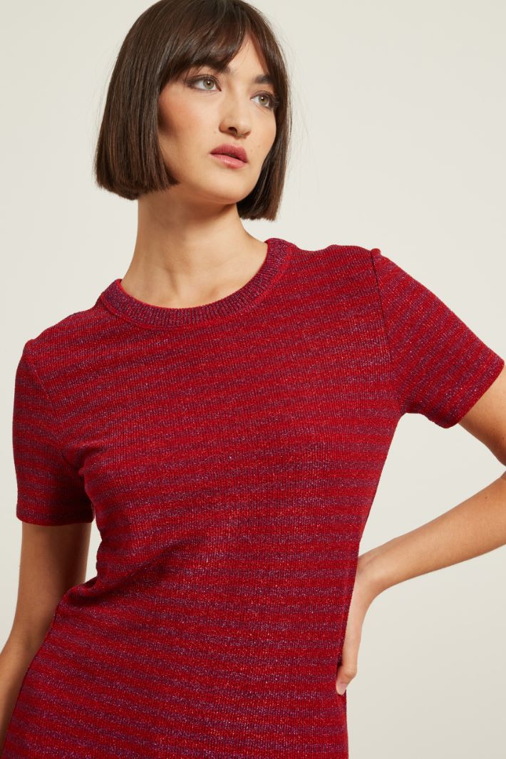 T-shirt a coste lamè Fashion Market T-shirt a coste lamè Fashion Market