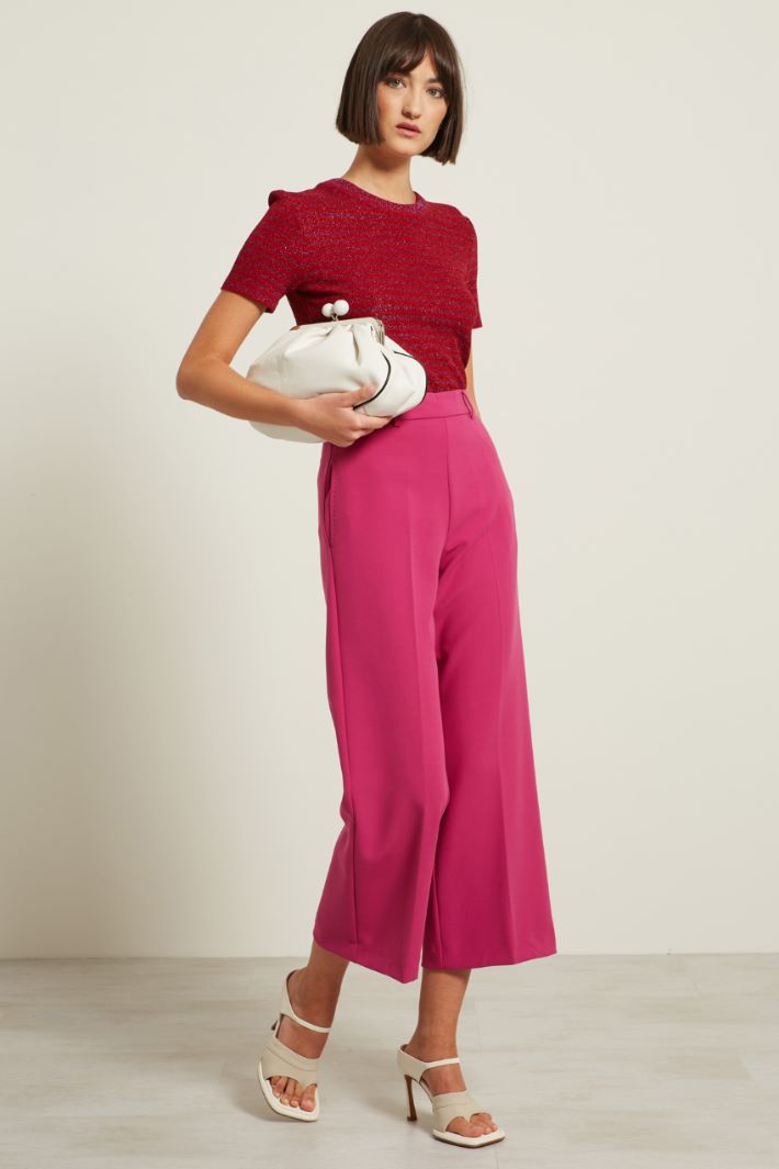 T-shirt a coste lamè Fashion Market T-shirt a coste lamè Fashion Market