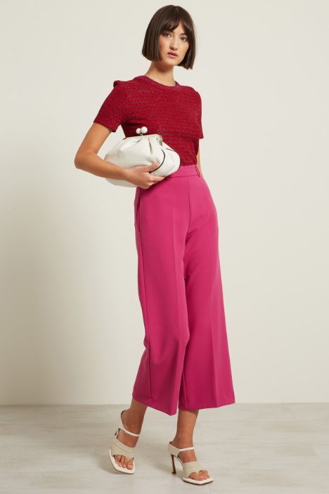 T-shirt a coste lamè Fashion Market