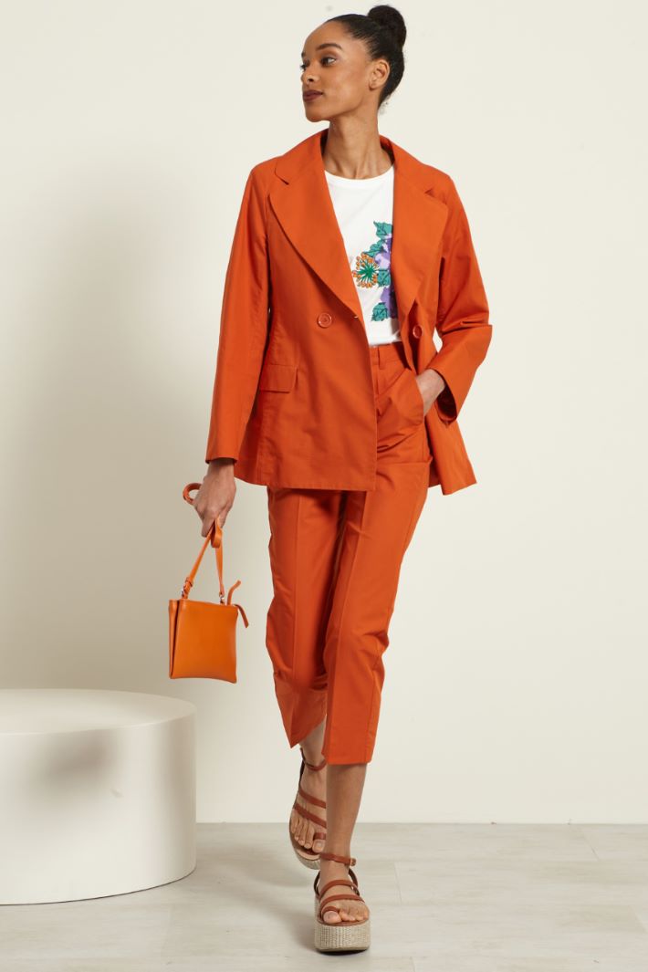 Doppiopetto in cotone e seta Fashion Market