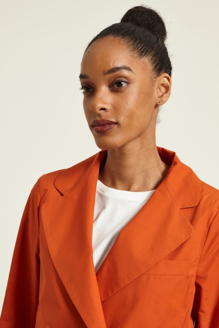 Doppiopetto in cotone e seta Fashion Market