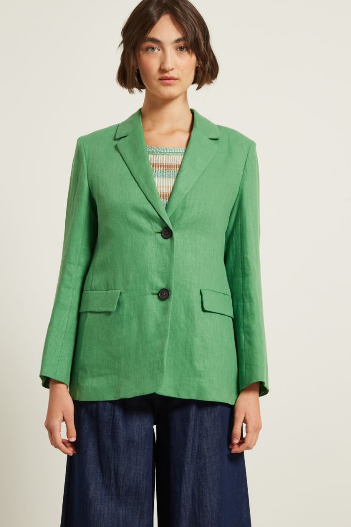 Blazer in tela con rever Fashion Market Blazer in tela con rever Fashion Market