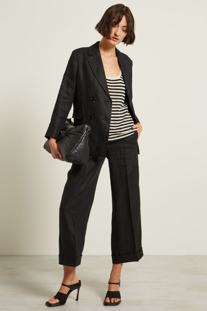 Doppiopetto in puro lino Fashion Market