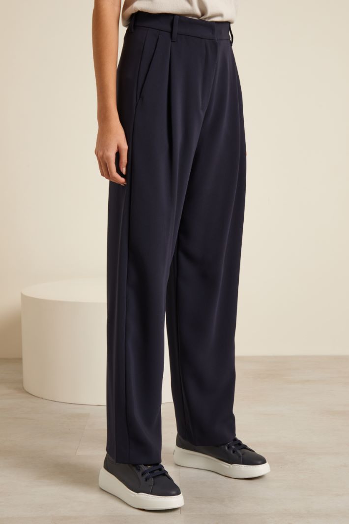 Pantalone a palazzo in cady Fashion Market