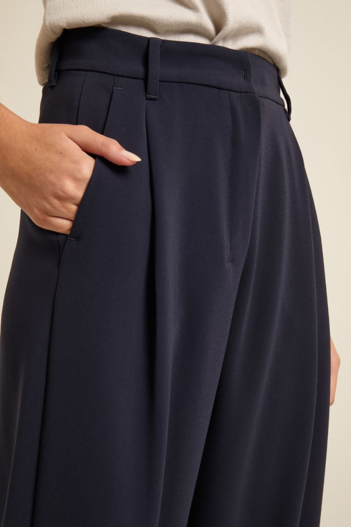 Pantalone a palazzo in cady Fashion Market